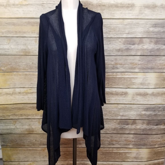 Nue Options Sweaters - ⬇️⬇️ Nue Options Navy Open Cardigan Sweater LARGE
